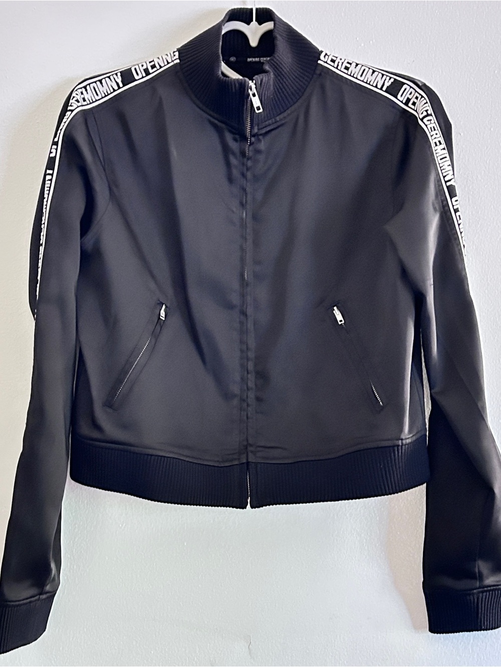 Opening Ceremony S Women’s Black Zip-Front Jacket
